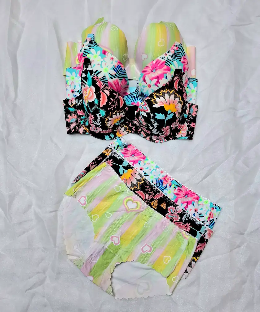 ست سوتین و شورت لیزری جک دار و فنر دار