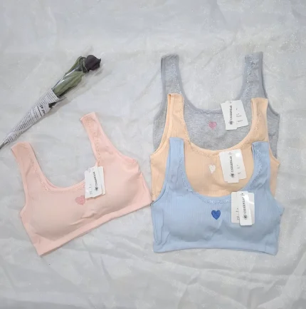 سوتین نیم تنه نوجوانی کبریتی کاپ دار(کاپ پیوسته)