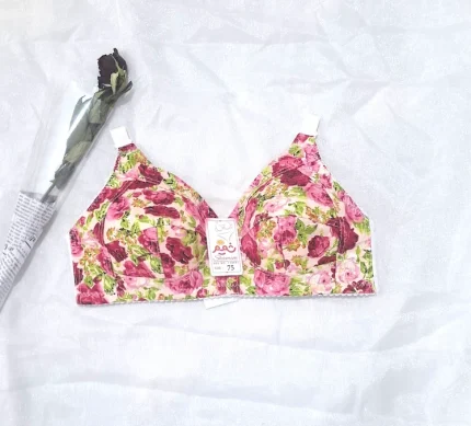 سوتین زنانه کش باریک پپیلن کتان