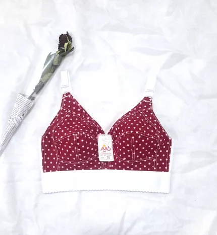 سوتین زنانه کش پهن اعلا جنس پپلین کتان  (مارک شمیم)